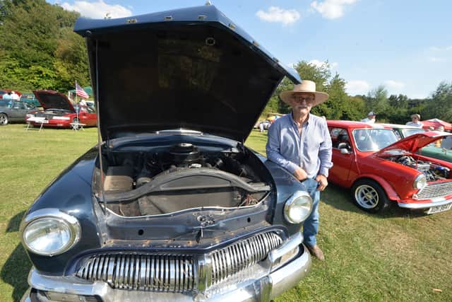 Displaying his Meteor Custom, John Thomas, of Pelsall