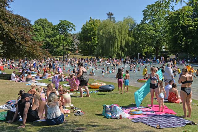 Tettenhall Pool has never been busier during the ongoing warm spell