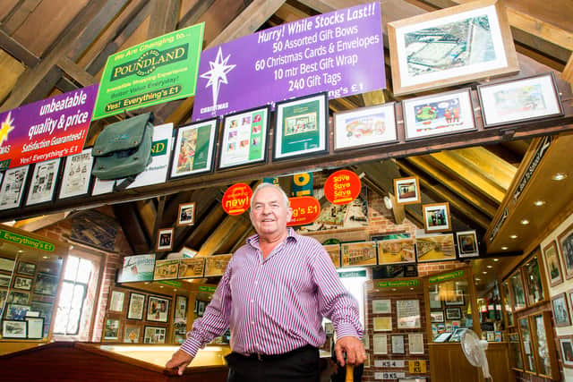 Keith Smith at the museum in the grounds of Ludstone Hall, Claverley. The museum raised thousands of pounds for charities in the village, including All Saints' Church.