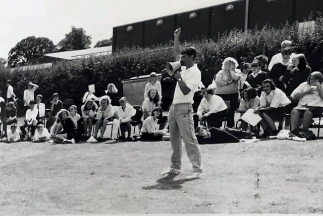 Barrie in his younger days  
