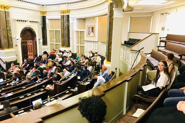 Sarah watches the full meeting of Birmingham City Council.