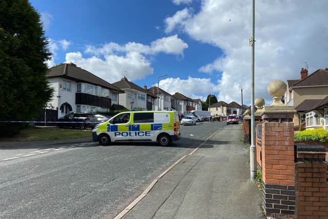 Mount Road on Thursday morning with the scene still cordoned off