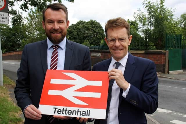 Stuart Anderson MP and Andy Street have backed proposals for a new Tettenhall railway station