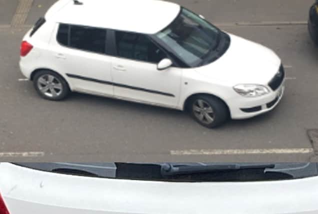 The car was using false number plates