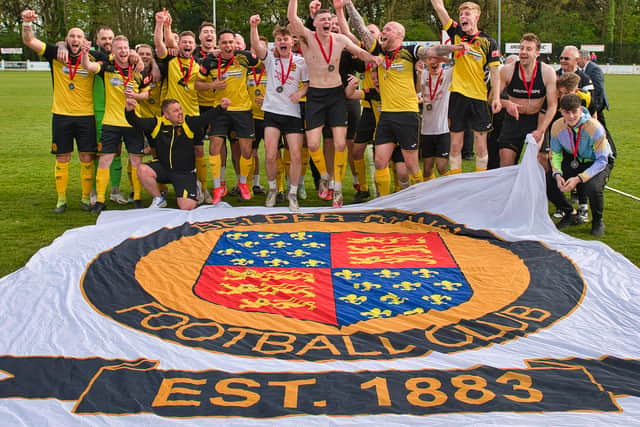 Chasetown were beaten 1-0 by Belper in the play off final - Pictures by Jim Wall