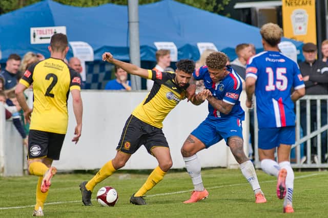 Chasetown were beaten 1-0 by Belper in the play off final - Pictures by Jim Wall