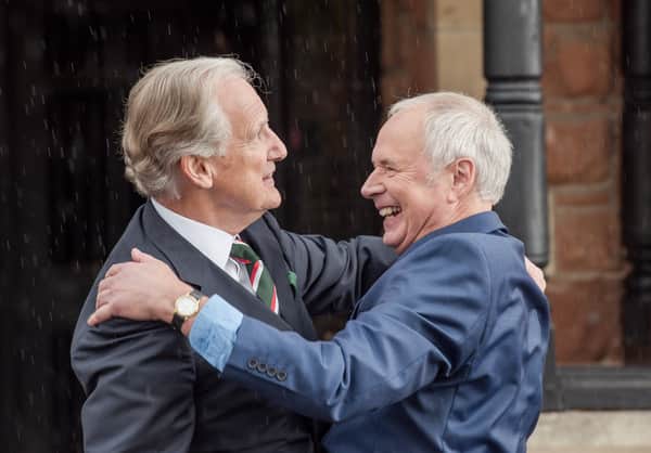 Bob with old friend and sparring partner Nick Owen