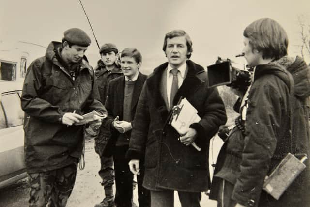 Bob on location in Ireland in 1976