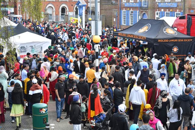 Vaisakhi celebrations in High Street, Smethwick