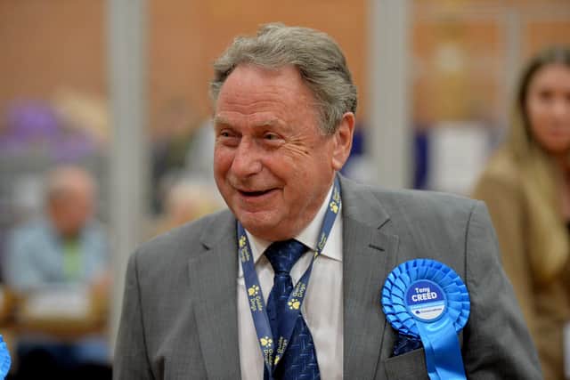 Tony Creed made one of three Tory gains, taking Norton