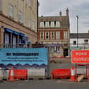 Market Place in Wednesbury, saw major disruption to the town centre
