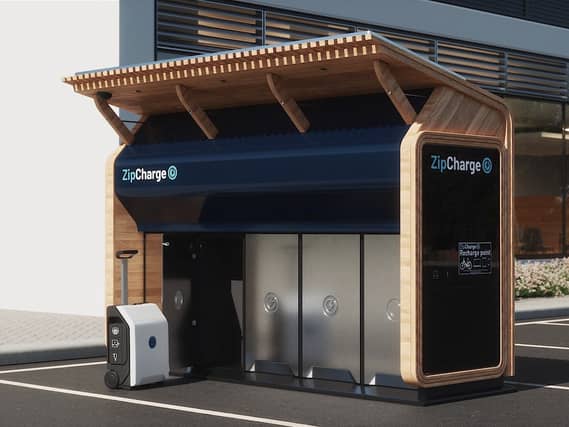 Zipcharge ZipCharge reveals the GoHub, a portable electric vehicle charging solution
