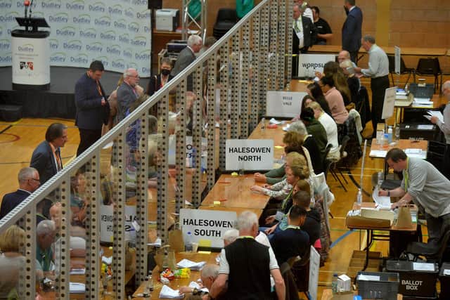 25 seats were up for grabs in this year's Dudley Council elections
