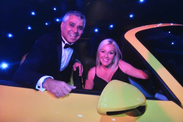 Suresh Bawa with his long-serving manager Beverley Bird
