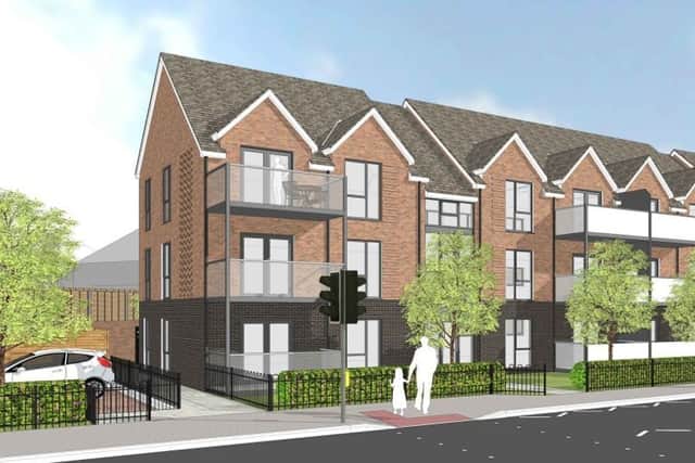 An artist's impression of the proposed apartment scheme in Wednesbury Road, Walsall. Image: J Mason Associates