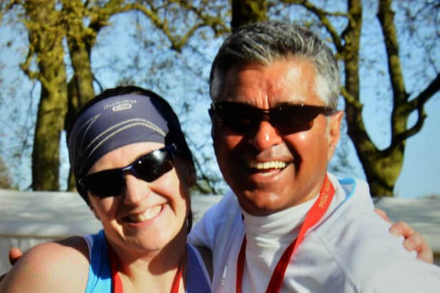 Suresh running the London Marathon for Promise Dreams