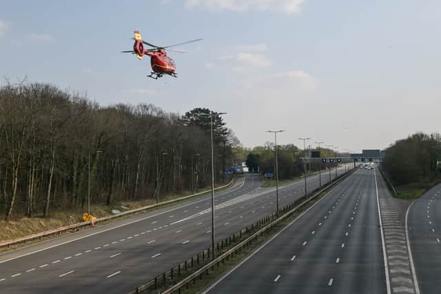 Lorry driver finally freed after being trapped for three hours in M6 crash