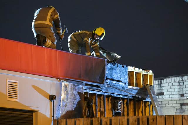 Fifteen different calls were made to the fire service about the blaze. Photo: SnapperSK