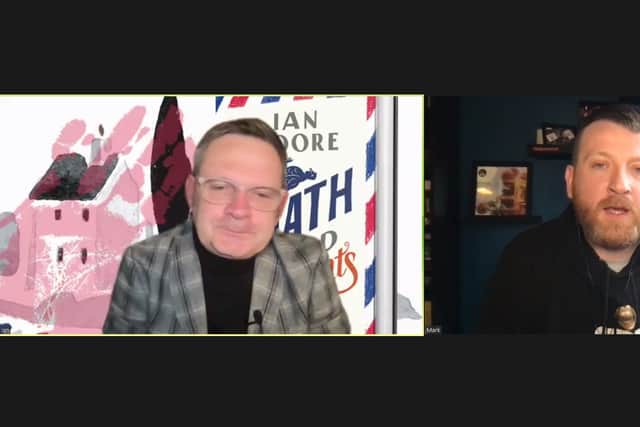 Ian was interviewed by Mark Cartwright over Zoom due to having Covid.