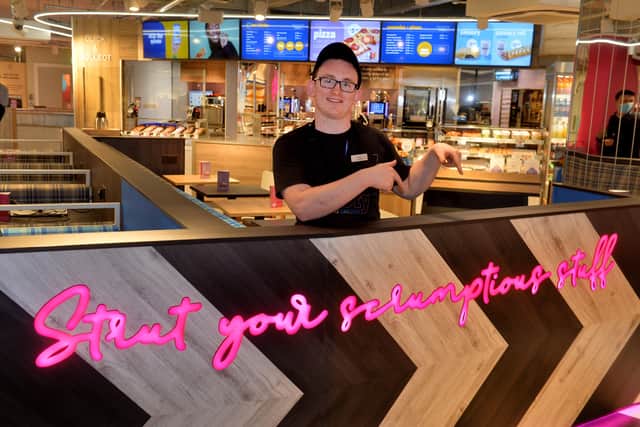 Inside the new Greggs Cafe in Primark in Birmingham