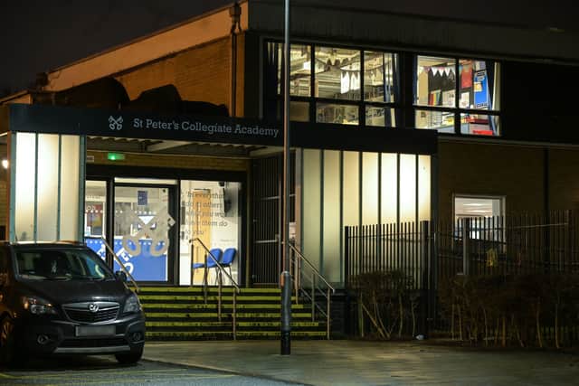 It happened outside St Peter's Collegiate Academy on Newbridge Crescent, Wolverhampton. Photo: SnapperSK