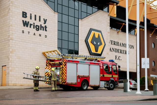 Molineux - After a fire broke out in the early hours of Sunday morning