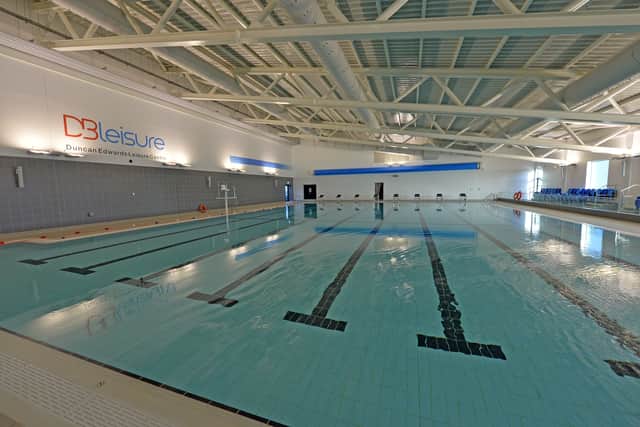 The centre's new 25 metre swimming pool
