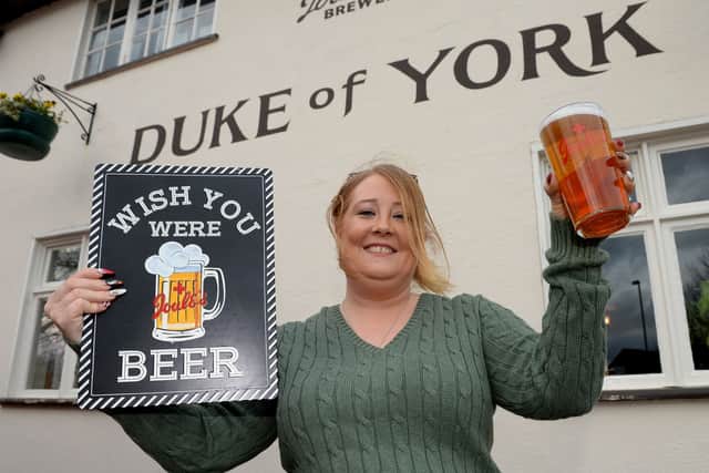 Leanne Giblin at the Duke of York pub, Lichfield