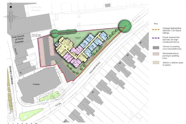 The plans for the Cinema car park