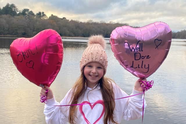 Fundraiser Lily completes her challenge
