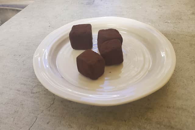 chocolate truffles