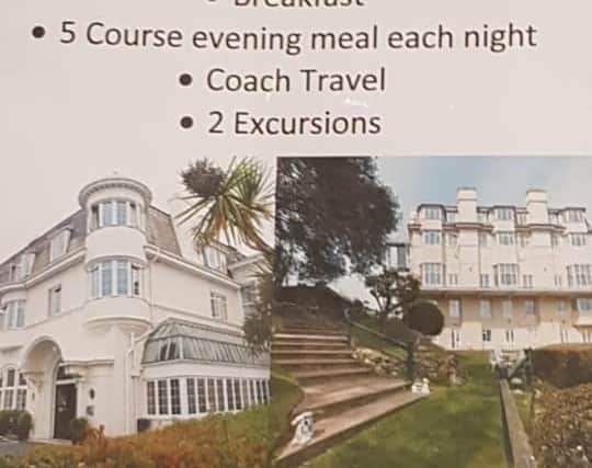 The advert for the Torquay trip. Image: Facebook