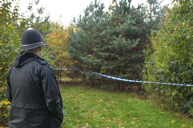 The park was cordoned off in the aftermath of the attack. Photo: SnapperSK