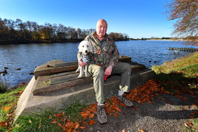 David takes Holly around the reservoir on a daily basis