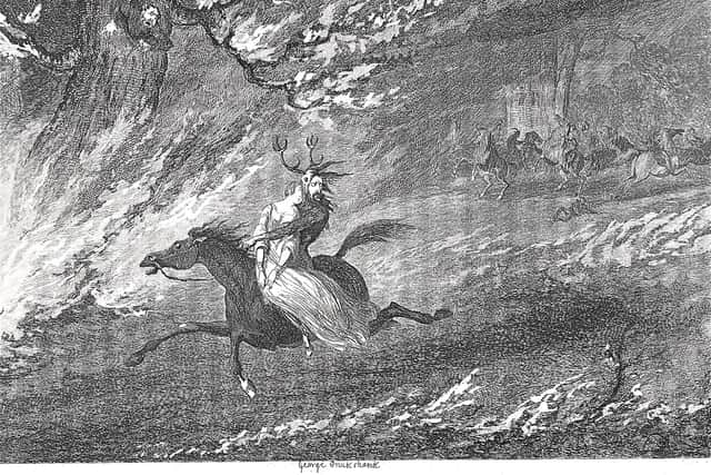 The explosion at Holbeche - and engraving