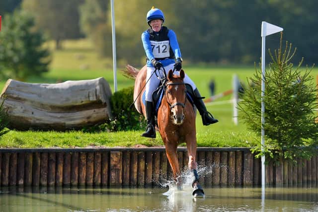 Jennie Housley on Caunton Rubi Royale at the Weston Park Horse Trials