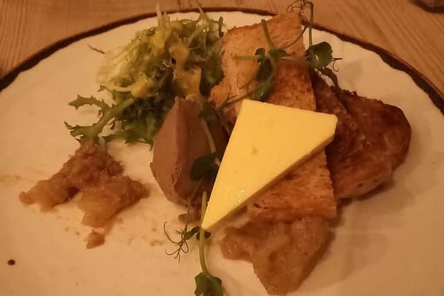 Chicken Liver & Smoked Bacon Pate, Granary toast & Apple & walnut Chutney