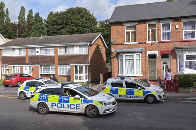 Investigators in Hordern Road. Photo: SnapperSK