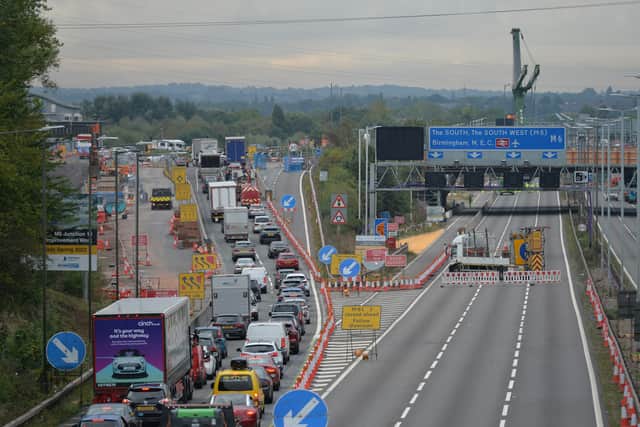 Delays of at least 45 minutes were expected in both directions throughout the weekend