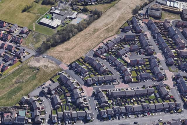 The woman was stabbed at a house in Tangmere Road. Photo: Google