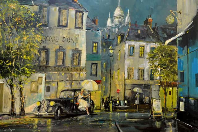 Cavan has painted many French scenes over the past quarter of a century