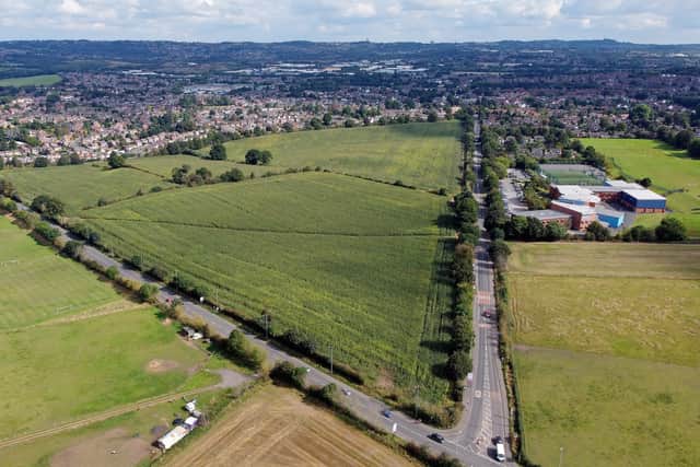 The 'triangle' off Kidderminster Road, Kingswinford, which could be full of housing