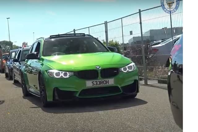 From show car to scrap: 'Botched together BMW' crushed by police