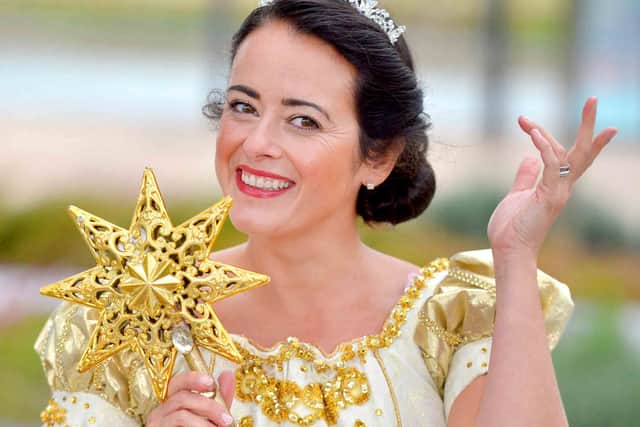 Anna as the Fairy Godmother in Cinderella