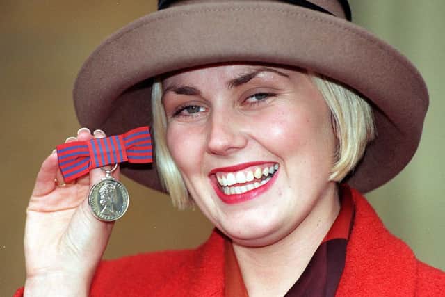 Lisa was awarded the George Medal for bravery