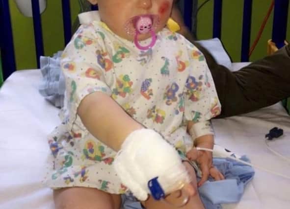 Harper Whittle was less than two years old when she suffered fractures and bruising in the incident