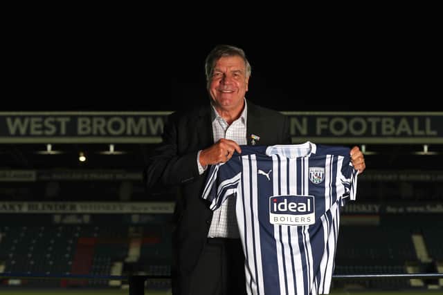 Sam Allardyce head coach / manager of West Bromwich Albion. (AMA)