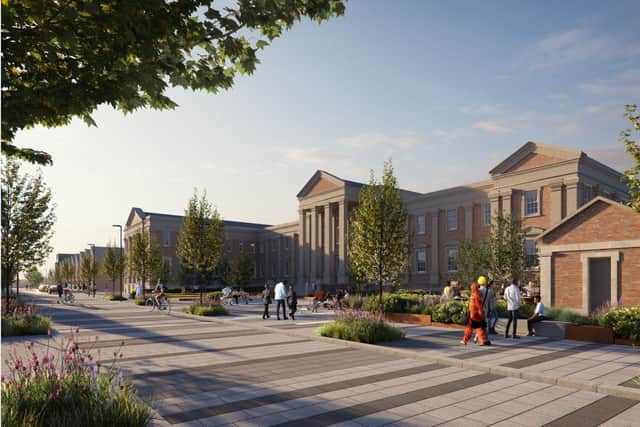 An artist's impression of how the site will look.