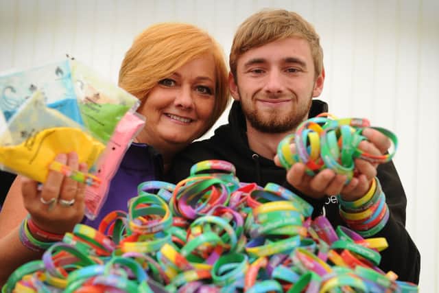 Owen Richards with his mother Suzy Evans