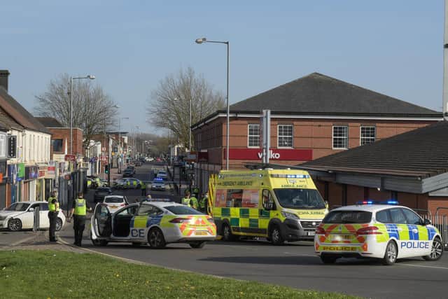 The crash happened near Aldi. Photo: SnapperSK